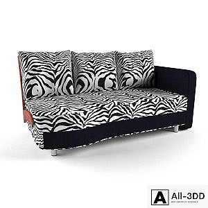 Sofa zebra