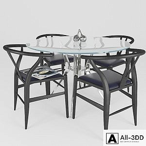 Table. Chair