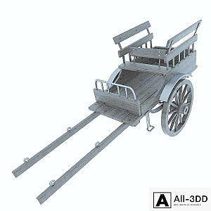 Wooden cart