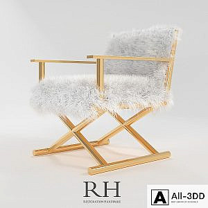 RH ALTMAN TIBETAN WOOL CHAIR