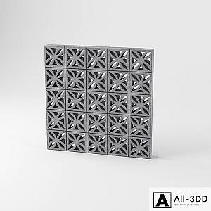 Decorative Concret Block Wall