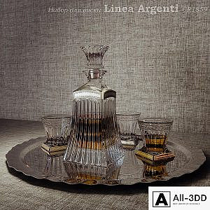Set for whiskey Linea Argenti CR1859
