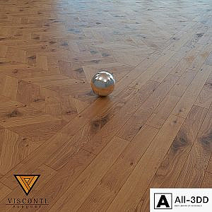 "OM" Massive board, French Christmas tree "Visconti Parquet"
