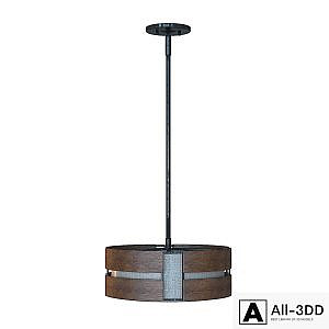 Lamp Walnut Pendant