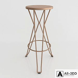 Madrid High Stool by Isimar