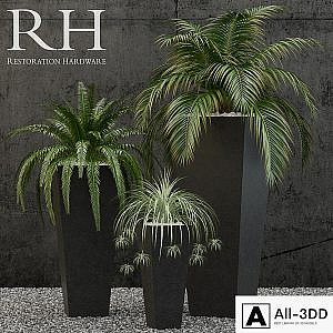 Restoration Hardware salento tapered planter