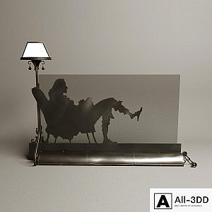 Screen "Mozart" to the fireplace.