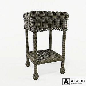 wicker table