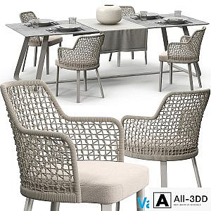 Varaschin Emma chair set