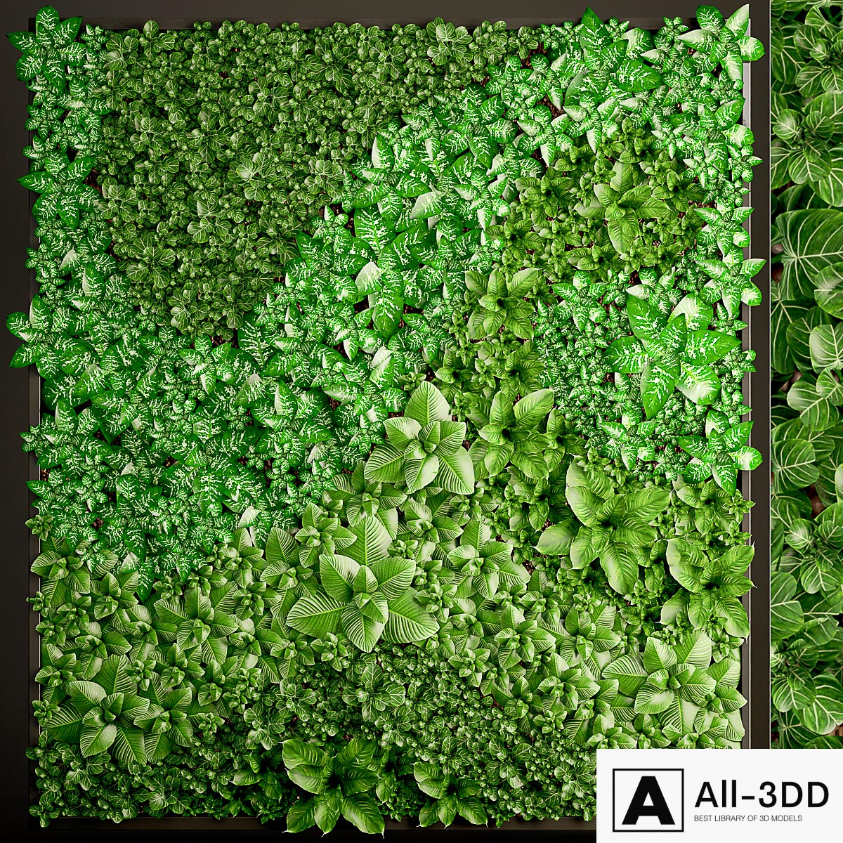 Vertical garden 6. Vertical garden, phytowall, phytomodule, landscaping, green painting, bush, wall decor, eco design modern interior 3D model Vertical garden 6. Vertical garden, phytowall, phytomodule, landscaping, green painting, bush, wall decor, eco design