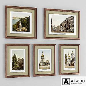 A set of posters. Architecture