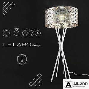 Lampadaire Miss Bubble XXL by Le Labo Design