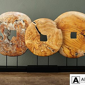 Teak Wood Table Top Decoration