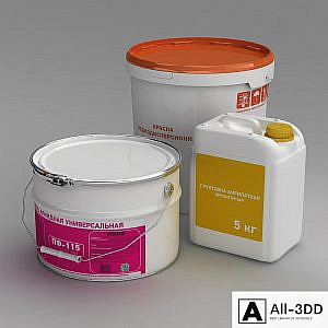 Containers for paints and varnishes