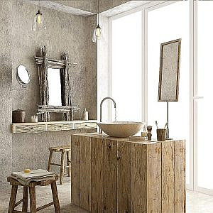 Furniture with the decor for bathrooms