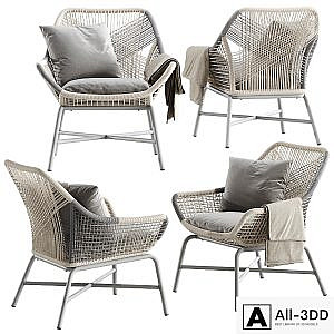 westelm Huron Outdoor Small Lounge Chair