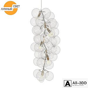 Chandelier of the big sizes 482187/5