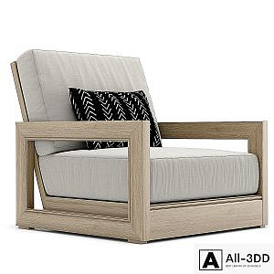 RH Outdoor Costa armchair