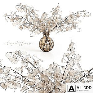 A bouquet of lunaria