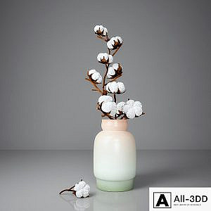 A branch of cotton