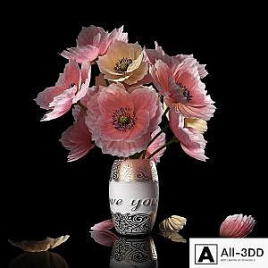 LIGHT PINK POPPIES