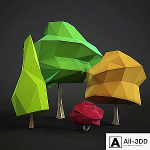 Low Poly Trees