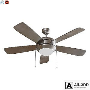 Rizzo Ceiling Fan with LED Light Kit