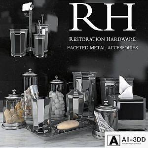 RH FACETED METAL ACCESSORIES