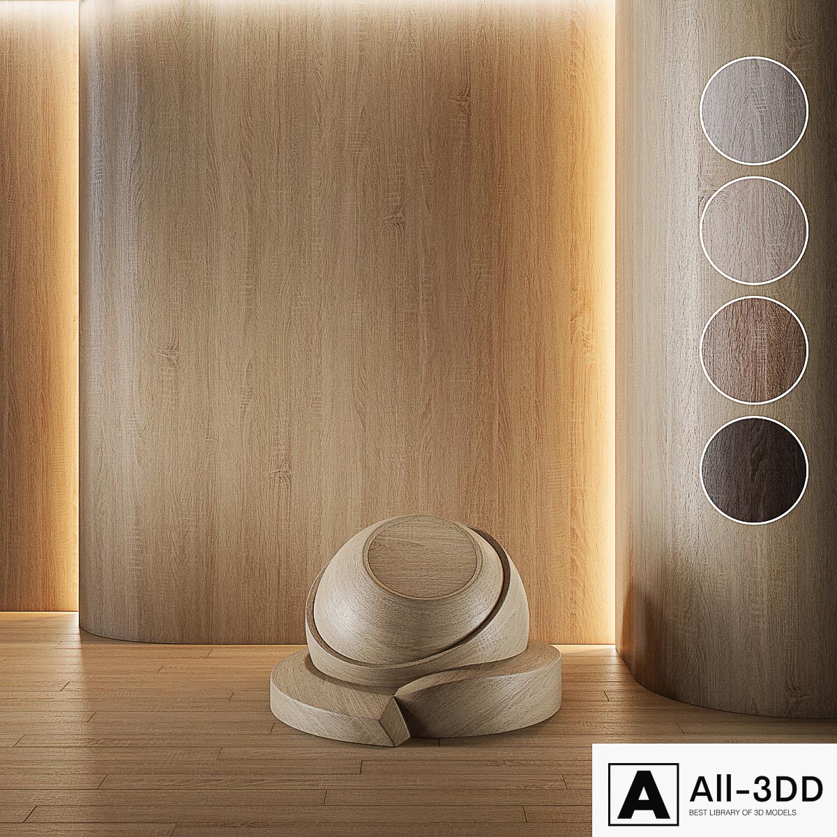 Wood Oak set (seamless) | laminate | Parquet | 05 modern interior 3D model Wood Oak set (seamless) | laminate | Parquet | 05