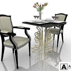 Table and chairs