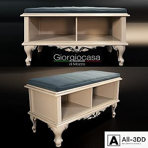 Giorgiocasa bench in fabric