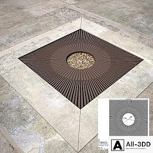 Square Tree Grate Corona Pattern