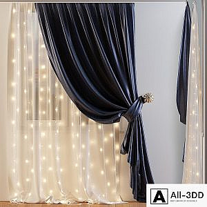 Shade with a garland