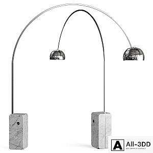 Arco LED floor lamp by Flos