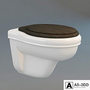 Toilet bowl in a classic style
