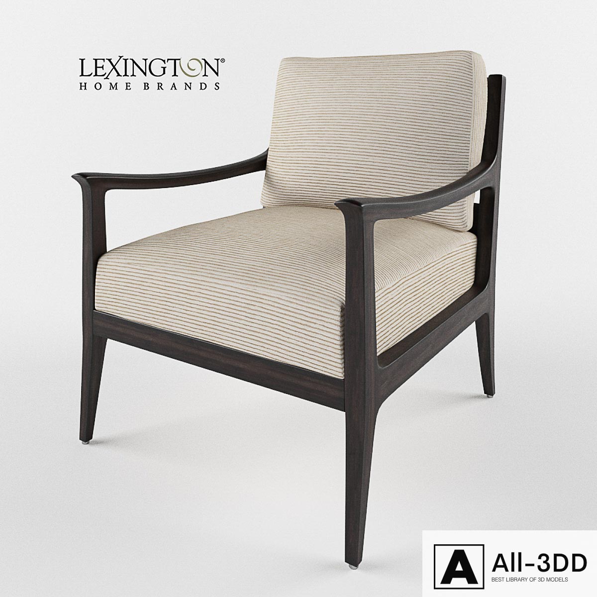 Miramar Chair modern interior 3D model Miramar Chair