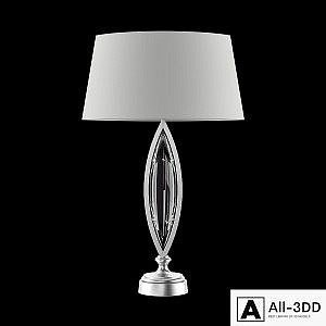 Fine Art Lamps, 850210-11 (silver finish, smooth crystals)