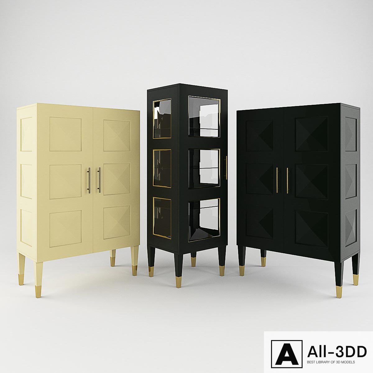 Showcase V001 Homemotions modern interior 3D model Showcase V001 Homemotions