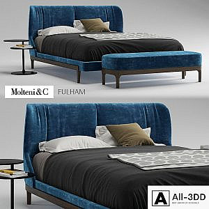 Molteni FULHAM Bed and table VICINO
