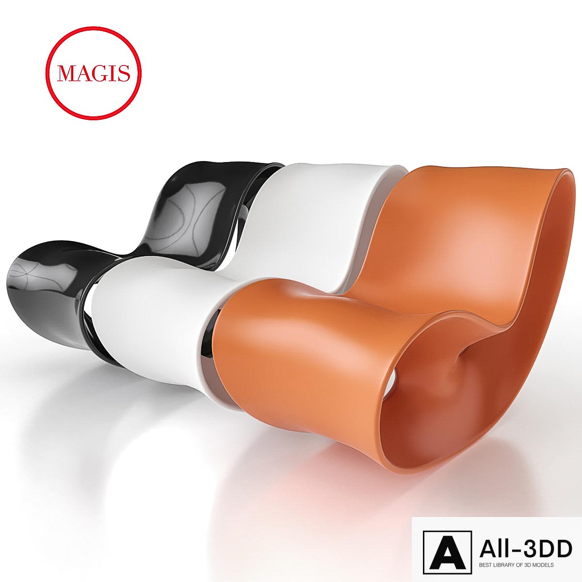 Magis Fauteuil Voido modern interior 3D model Magis Fauteuil Voido
