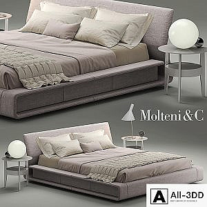Bed BEDS CLIP molteni