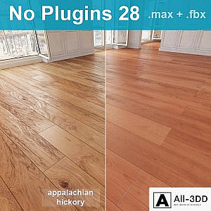 Parquet 28 (2 species, without the use of plug-ins)