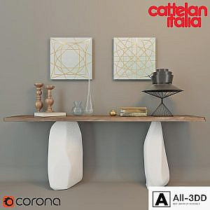 Console Cattelan Italia and decor