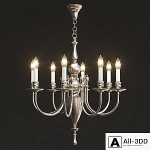 Remains - Astrid 8 arm chandelier