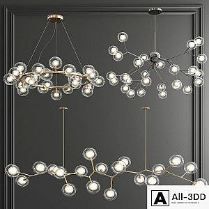 Giffin Minosi Bubbles Chandelier - 3 type