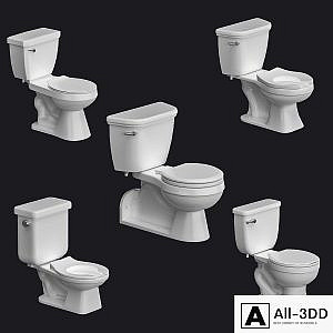 Proflo Toilet bowl and flash tank
