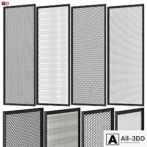 Set of decorative panels in the Loft style 03