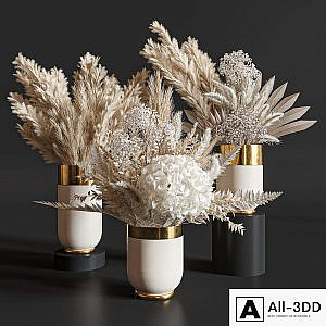 Flower Set 010 Pampas.