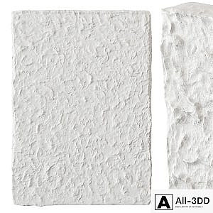 Abstract plaster painting