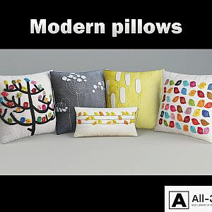Decorative pillow with applique